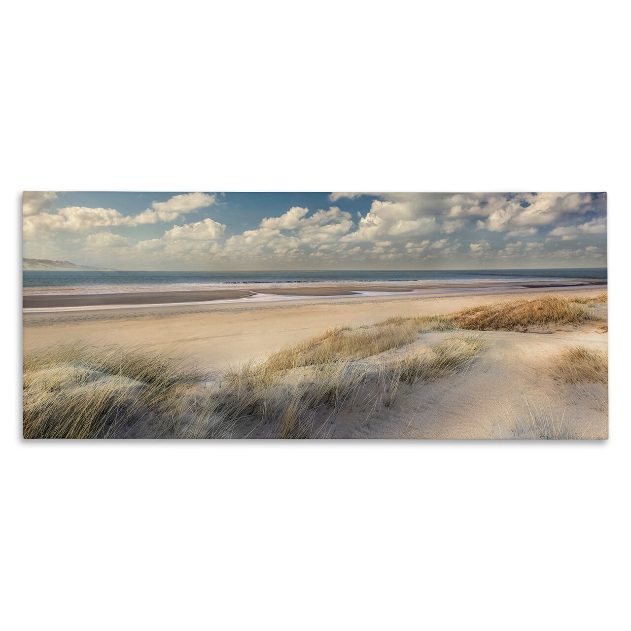 Stupell Industries Rolling Clouds Beach Scenery Canvas Design by Mike Calascibetta